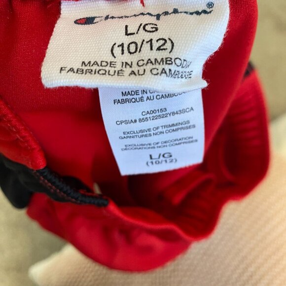 2/$15 Champion Red‎ Basketball Kids Youth Boy's Large 10-12 Shorts - Picture 2 of 6